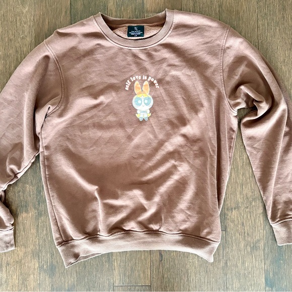 Peace Collective Sweaters - Peace Collective PowerPuff Girls Crew Neck Sweater Size Large Pre Owned P/C